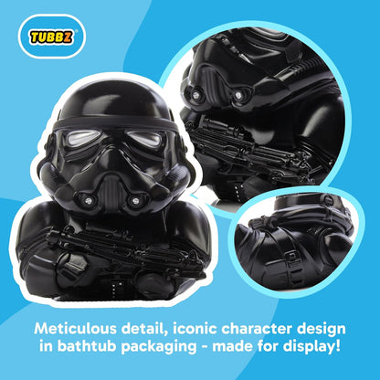 TUBBZ Collectors Edition: Original Stormtrooper Shadow Cosplaying Rubber Duck Vinyl Figure – Official Collectible for Fans of Stormtroopers
