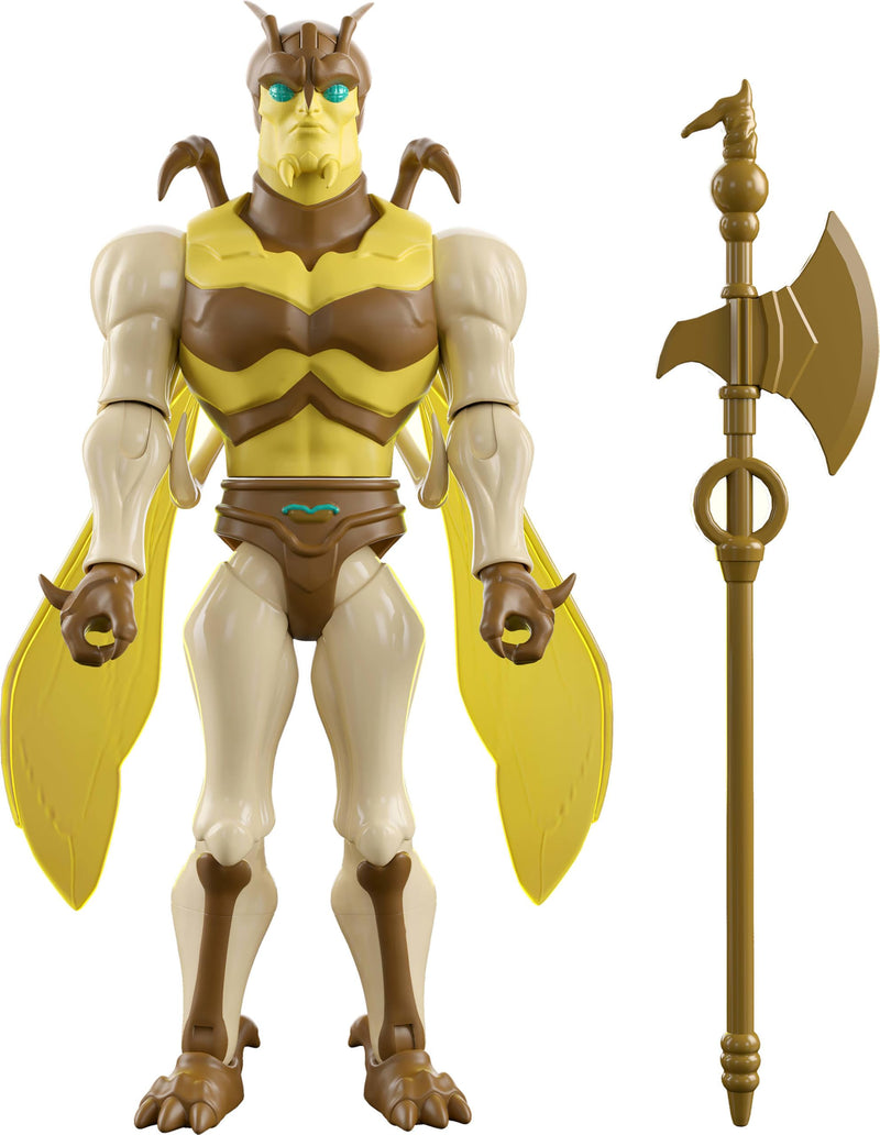 Masters of the Universe Origins Action Figure 200X Cartoon Collection Buzz-Off, 5.5 Inch 1980s MOTU Heroic Spy, Detailed Design, Long Handled Hatchet, JHK04