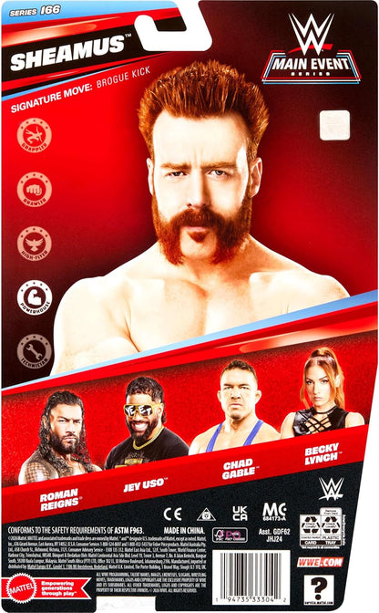 Mattel WWE Sheamus Main Event Basic Series 166 Wrestling Action Figure Toy Wrestler
