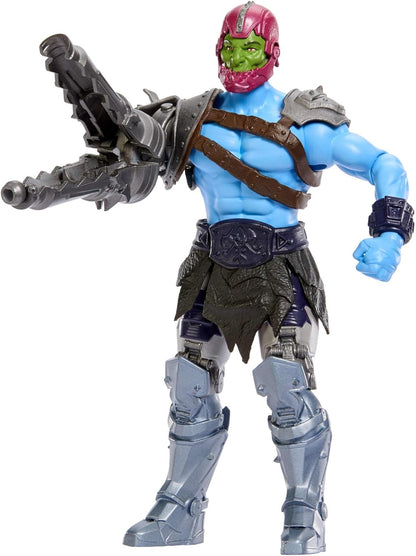 Masters of the Universe - Trap Jaw, action figure con cannone trasformabile e movimento di rotazione e rilascio, design ispirato al cattivo del film Masters of the Universe 2026, JKJ03