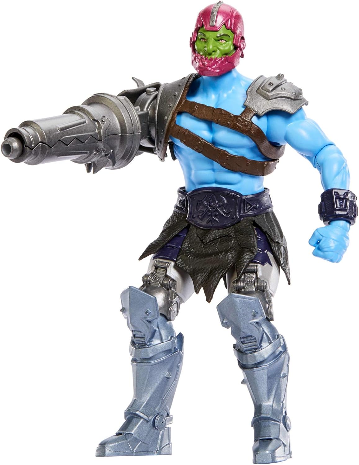 Masters of the Universe - Trap Jaw, action figure con cannone trasformabile e movimento di rotazione e rilascio, design ispirato al cattivo del film Masters of the Universe 2026, JKJ03