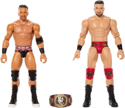 WWE Main Event Showdown Ethan Paige vs Ricky Saints, Series #27 Action Figures 2-Pack with Accessory, 6-inch