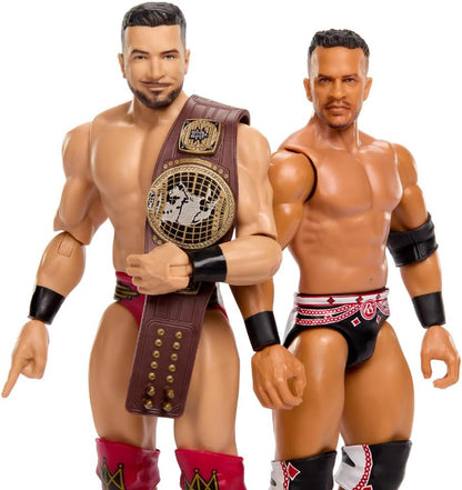 WWE Main Event Showdown Ethan Paige vs Ricky Saints, Series #27 Action Figures 2-Pack with Accessory, 6-inch