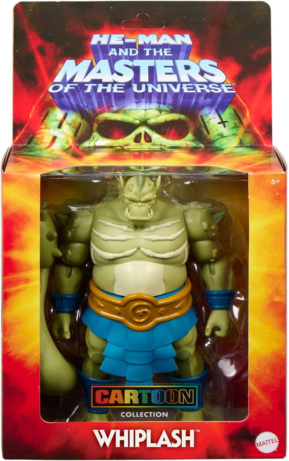 Masters of the Universe Origins Action Figure Deluxe Whiplash 200X Cartoon Collection, 5.5-inch 1980s TV Evil Tailed Warrior, Detailed Design, JHK13