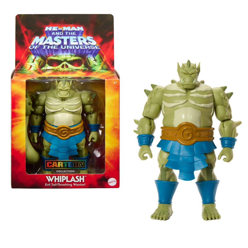 Masters of the Universe Origins Action Figure Deluxe Whiplash 200X Cartoon Collection, 5.5-inch 1980s TV Evil Tailed Warrior, Detailed Design, JHK13