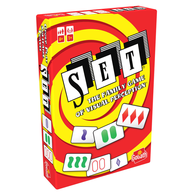 Goliath – SET, Kaartspel vanaf 6 Jaar, Gezelschapsspel voor 1 – 8 Spelers, Geschikt voor Jong en Oud, Test je Patroonherkenning, Nederlandse Instructies aanwezig