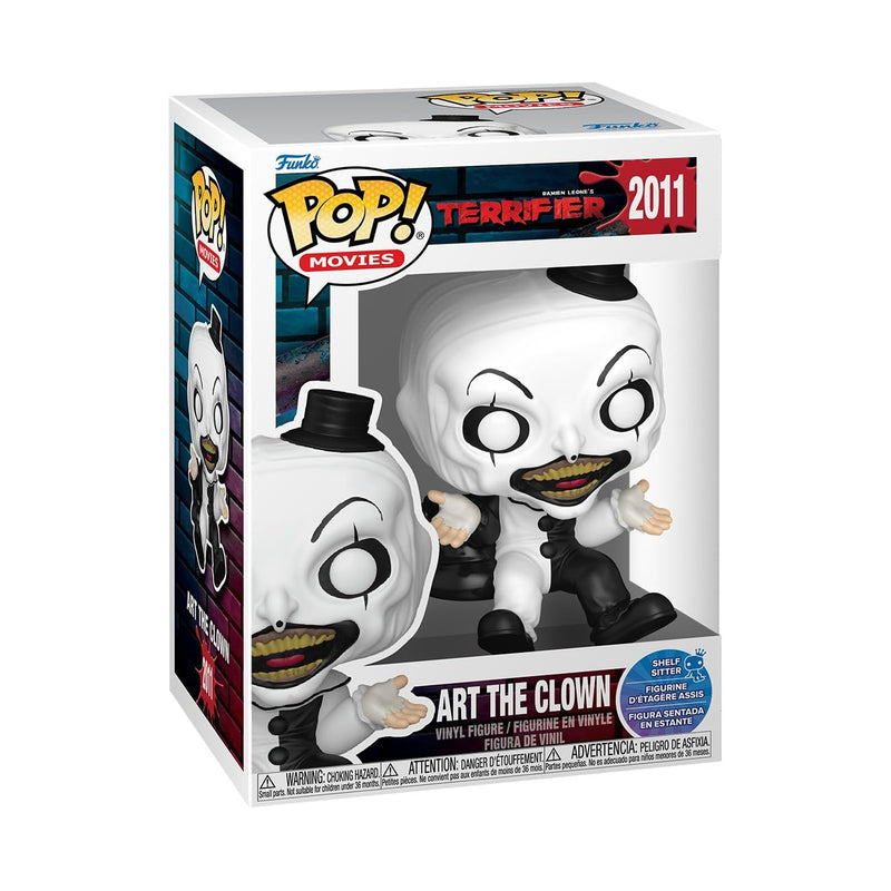 Funko POP! Movies: Terrifier - Art the Clown - Sitting - Shelf Sitter - Collectable Vinyl Figure - Gift Idea - Official Merchandise - Toys For Kids & Adults - Model Figure for Collectors and Display