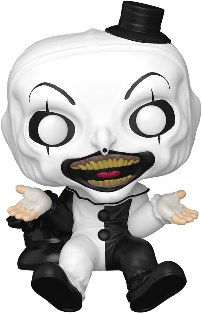 Funko POP! Movies: Terrifier - Art the Clown - Sitting - Shelf Sitter - Sammelbare Vinylfigur - Geschenkidee - Offizielles Merchandise - Spielzeug für Kinder & Erwachsene - Modellfigur für Sammler