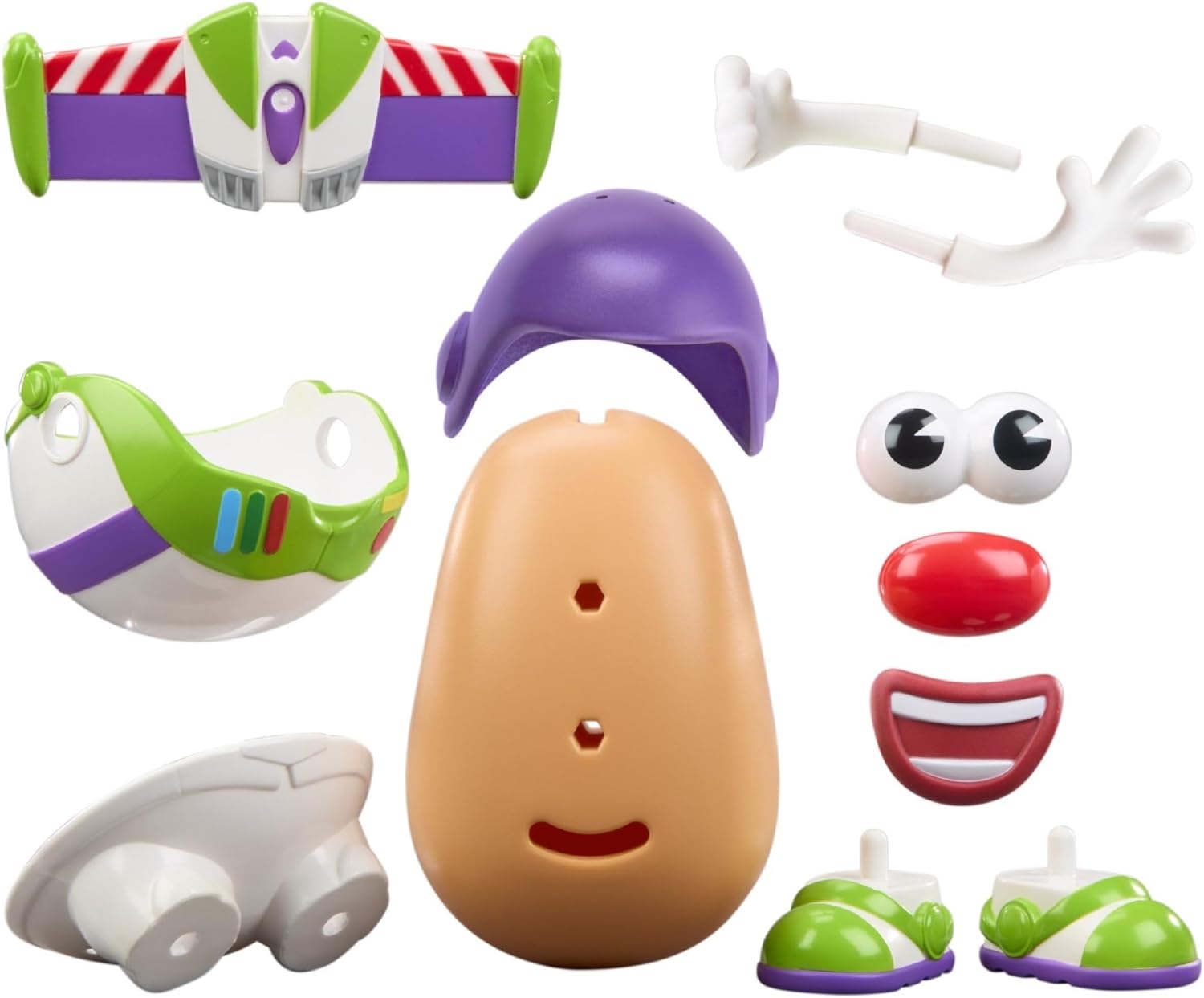 Potato Head Toy Story Buzz Spudyear Set with 1 Potato Body and 11 Accessories, Toddler and Preschool Toys for Girls and Boys Ages 2+
