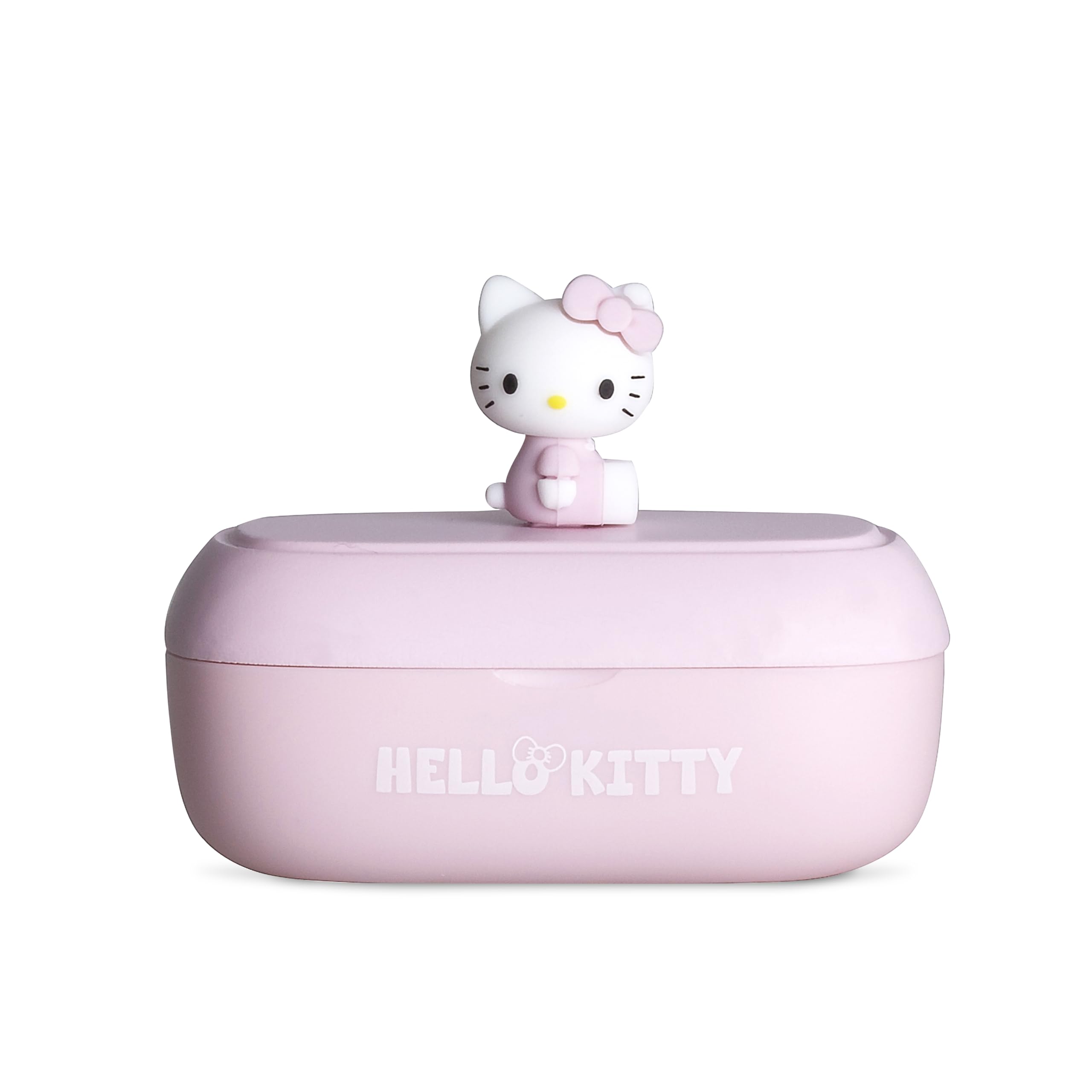 OTL Technologies Hello Kitty 3D Collectable Character TWS Wireless Earphones with Charging Case, Pink