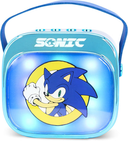 Otl - Light Up Wireless Karaoke Speaker W/ Microphone - Sonic The Hedgehog