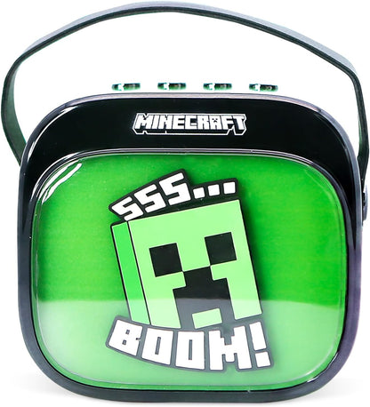 Otl - Light Up Wireless Karaoke Speaker W/ Microphone - Minecraft