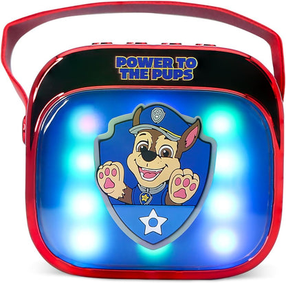 Otl - Light Up Wireless Karaoke Speaker W/ Microphone - Paw Patrol Chase