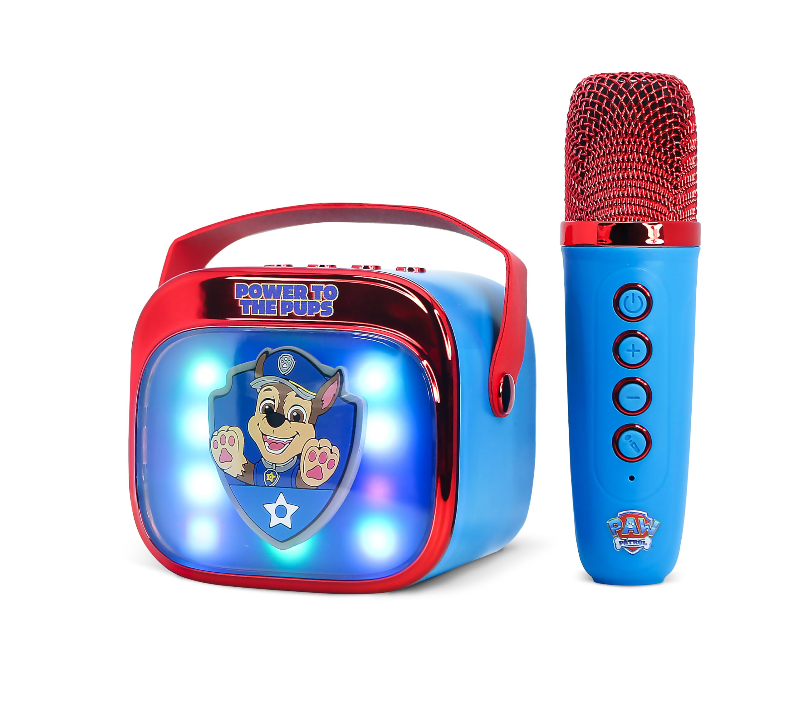 Otl - Light Up Wireless Karaoke Speaker W/ Microphone - Paw Patrol Chase
