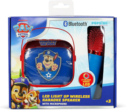 Otl - Light Up Wireless Karaoke Speaker W/ Microphone - Paw Patrol Chase
