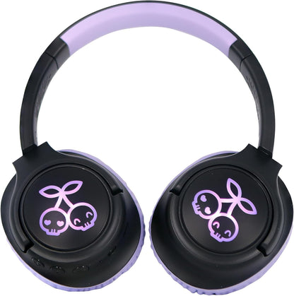 OTL Technologies KU1526 Kuromi Wireless Headphones with LED Light Up Feature - Black