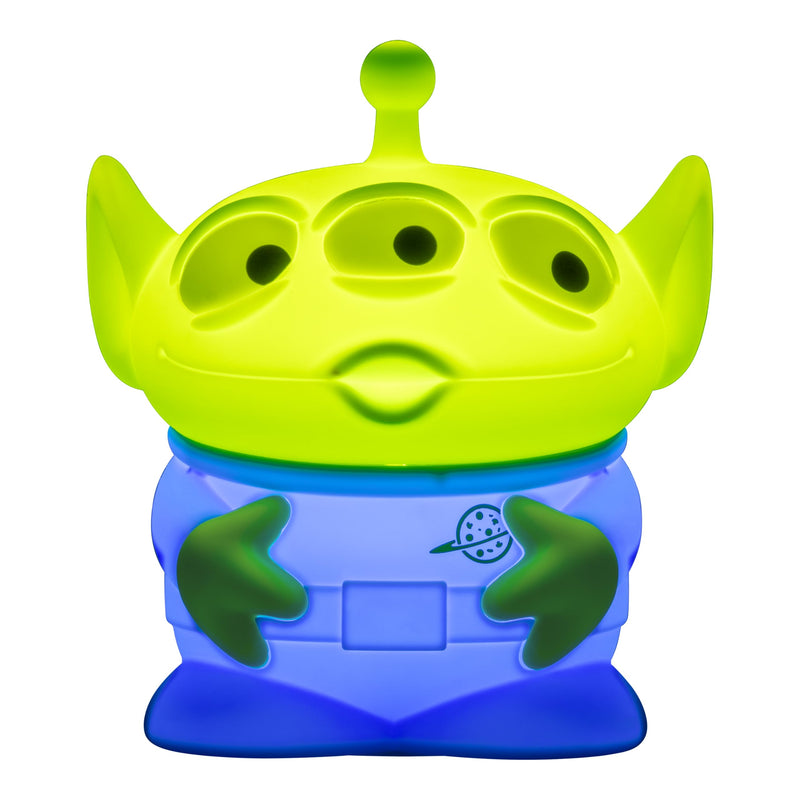 Paladone Disney Pixar Toy Story Alien SquishyGlo Rechargeable Silicone Night Light, 17cm, 1–3 Hour Timer, 3 Brightness Levels, Officially Licensed