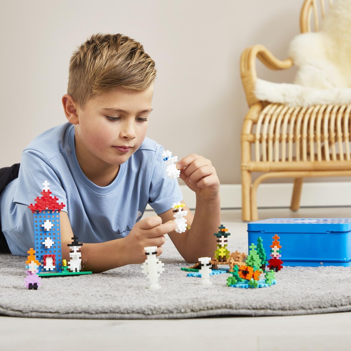 Plus Plus - Moomin Valley Tinbox Blue (4394)