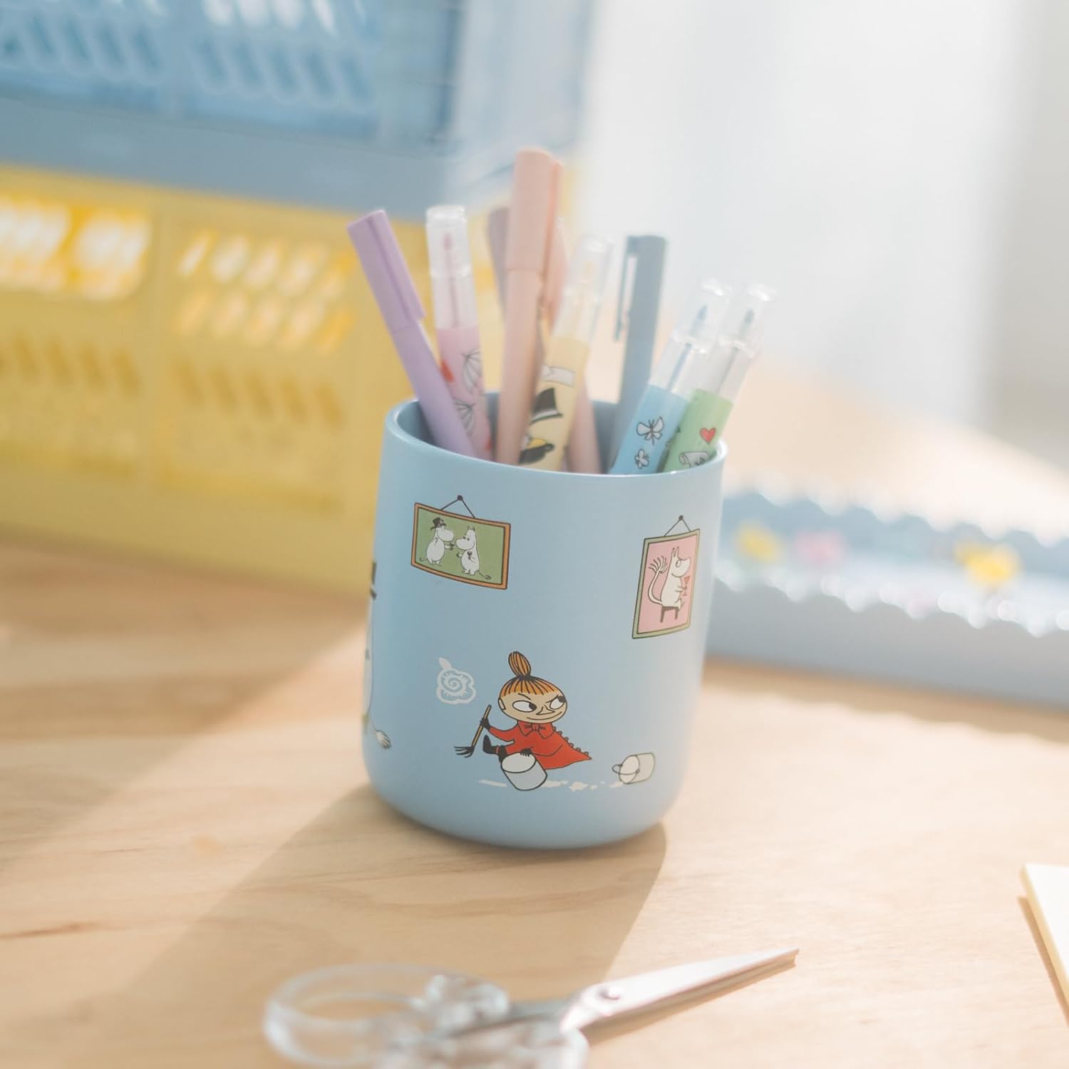 Grupo Erik Portapenne da Scrivania Moomin - Porta Penne Decorativo in Ceramica | Cancelleria (10 x 8 cm