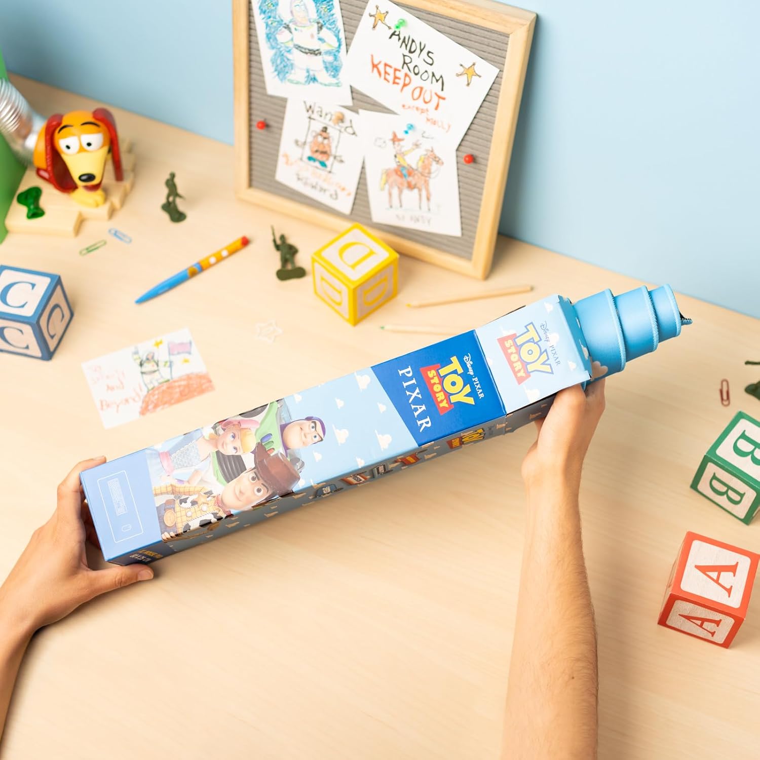 Grupo Erik Tappetino Mouse XXL Disney Toy Story - Tappetino Scrivania Impermeabile e Antiscivolo 80x35cm | Mousepad, Accessori Gaming per Scrivania