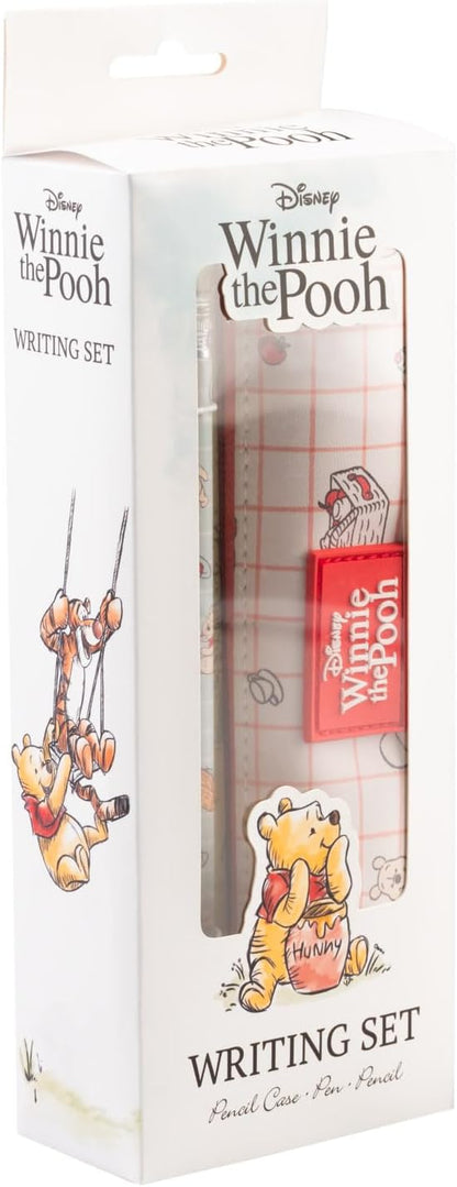 Grupo Erik Set Mini Astuccio Winnie the Pooh - Astuccio Piccolo Portapenne con Penna e Matita Incluse, Chiusura a Zip | Back to School: Cancelleria Scuola Media e Ufficio 21 x 4,5 cm