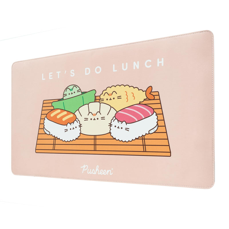 Grupo Erik Tappetino Mouse XXL Pusheen - Tappetino Scrivania Impermeabile e Antiscivolo in Pelle Vegana 35x60 cm | Mousepad, Accessori Gaming per Scrivania