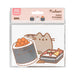 Grupo Erik Set 2 Stickers Pusheen Sushi Roll - Adesivi in Vinile Sagomati Kawaii per Laptop, Borraccia e Cellulare | Decorazioni Resistenti