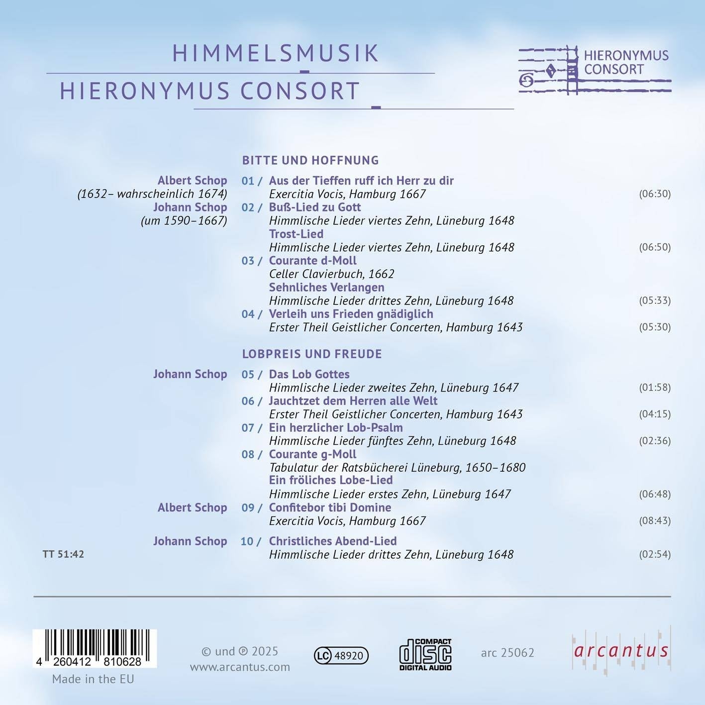 Johann Und Albert Schop: Himmelsmusik