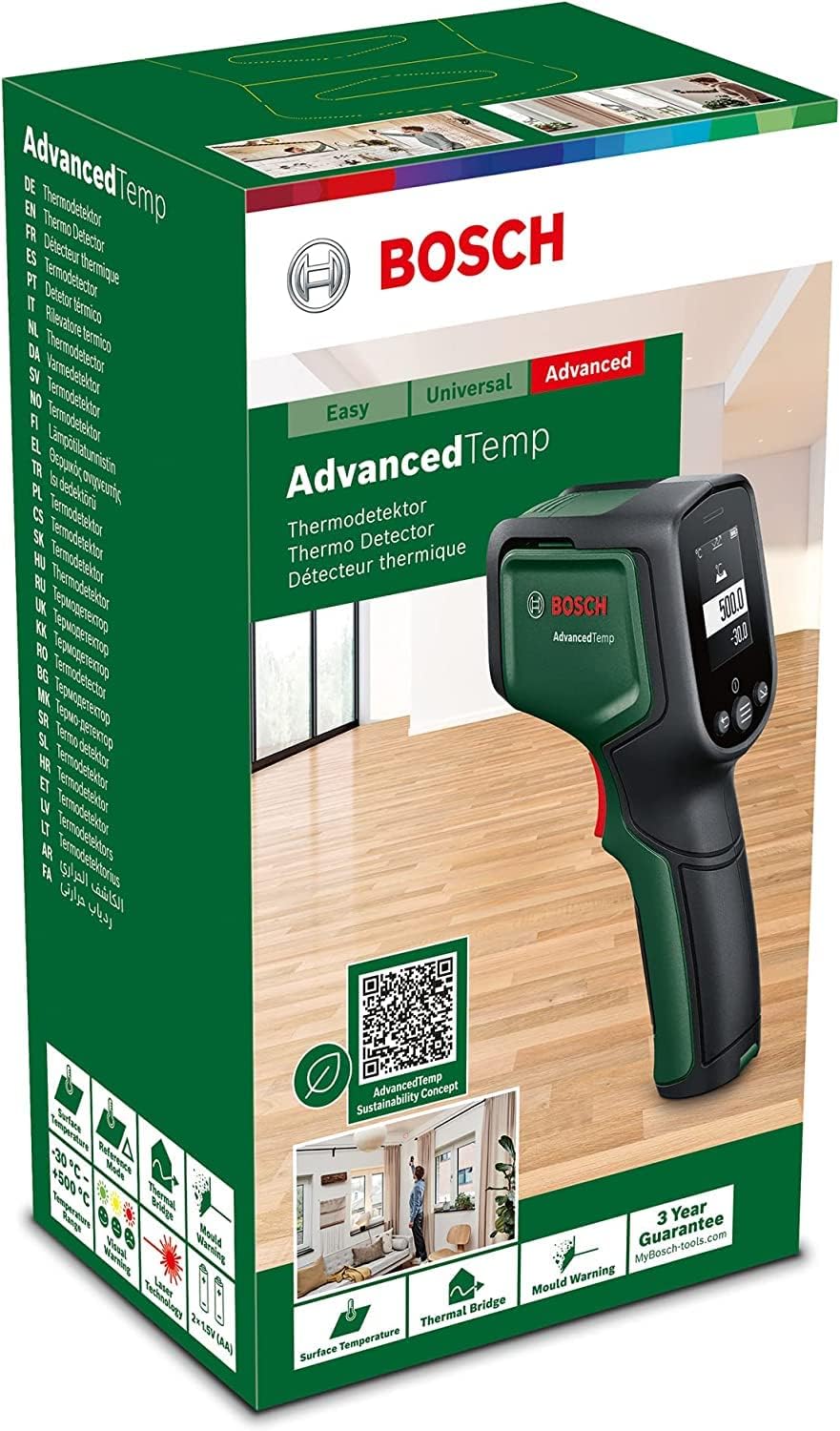 Bosch Advancedtemp Warmtemeter - Temperatuurbereik Van -30ÝC Tot +500ÝC