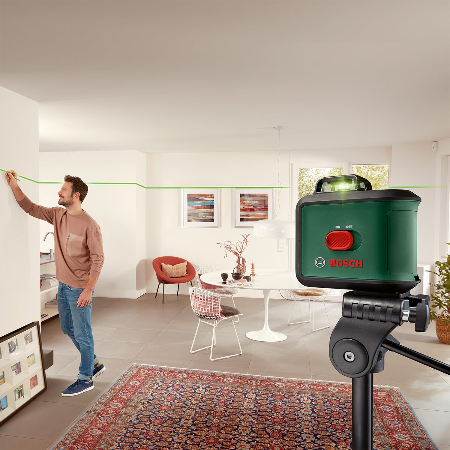 Bosch Universallevel 360 - 360Ý Kruislijnlaser - Inclusief Opbergetui En Batterijen