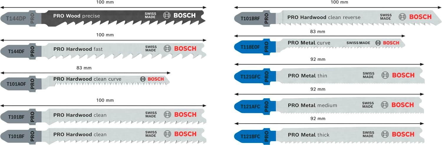 Bosch Accessories 2607011943 Pro Wood And Metal Set, 100 Mm 1 Stuk(S)