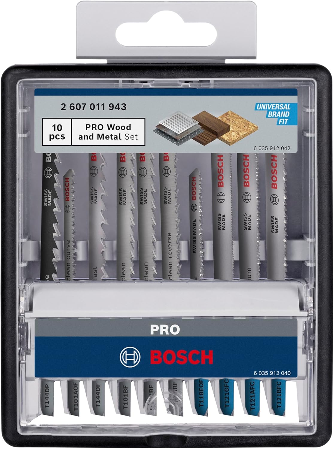 Bosch Accessories 2607011943 Pro Wood And Metal Set, 100 Mm 1 Stuk(S)