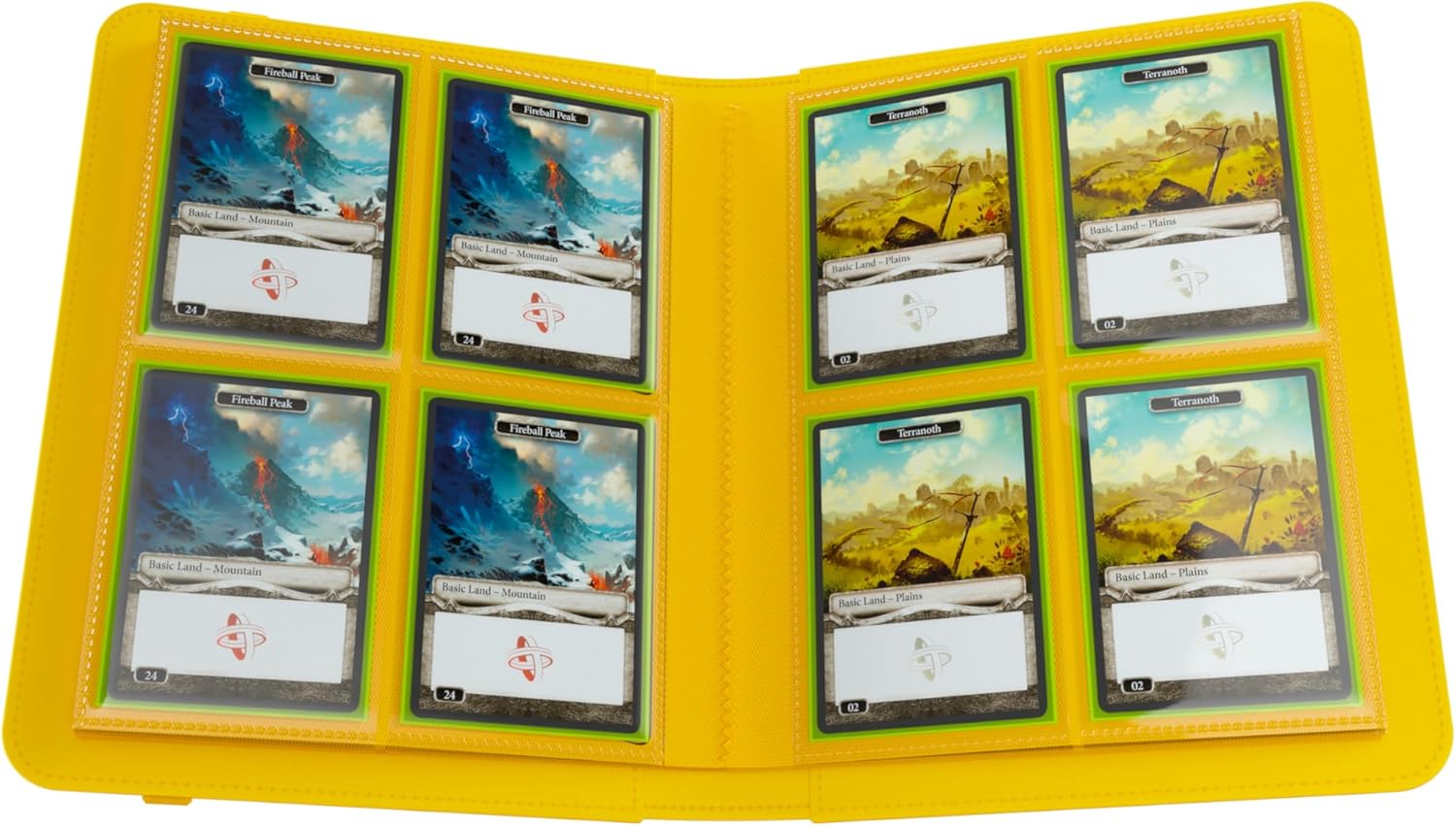 Gamegenic | Prime Album 8-Pocket - Yellow | Trading Card Game Accessory