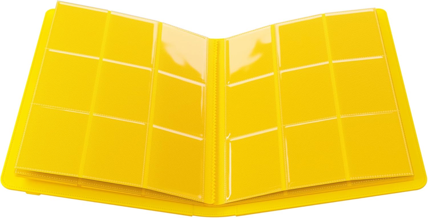 Gamegenic | Prime Album 18-Pocket - Yellow | Trading Card Game Accessory