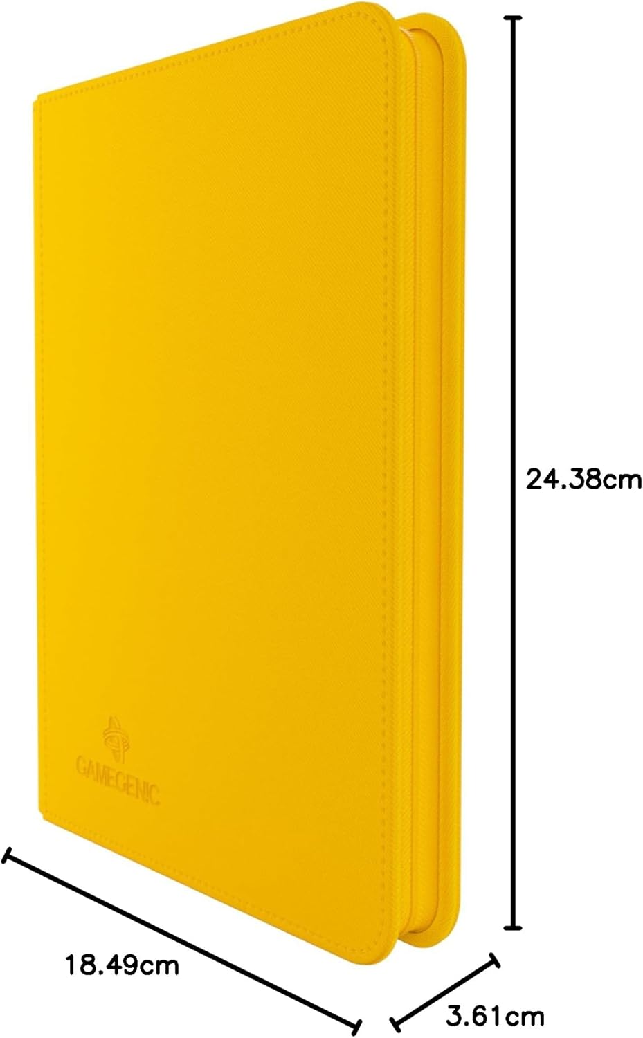 Gamegenic | Zip-Up Album 8-Pocket - Yellow | Trading Card Game Accessory