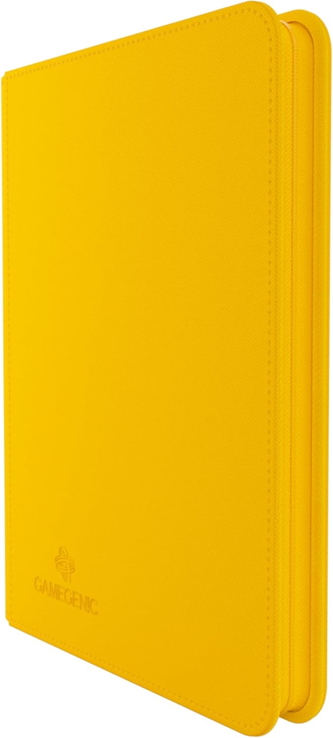 Gamegenic | Zip-Up Album 8-Pocket - Yellow | Trading Card Game Accessory