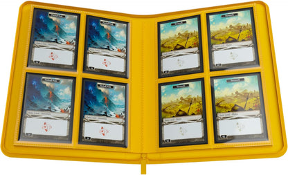 Gamegenic | Zip-Up Album 8-Pocket - Yellow | Trading Card Game Accessory