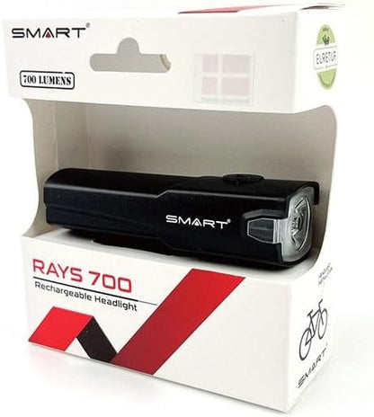Fiets Usb-Oplaadbare Koplamp Smart Rays 700 Usb