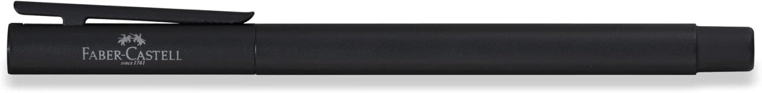 Faber-Castell Neo Slim Fountain Pen Metal Black Matt Spring EF matt black
