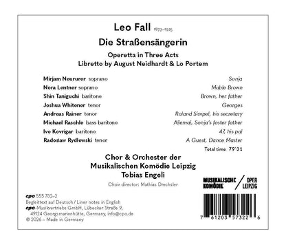Leo Fall: Die Straßensängerin