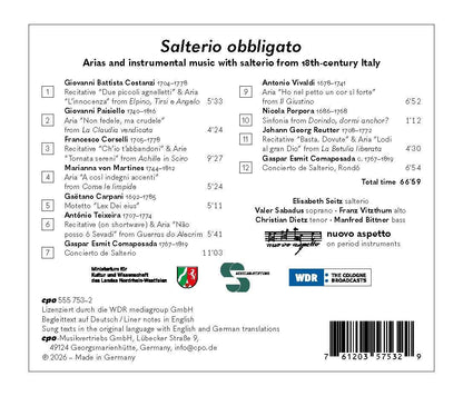 Vivaldi/Porpora/Paisiello: Salterio Obbligato