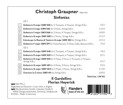 Christoph Graupner: Sinfonias