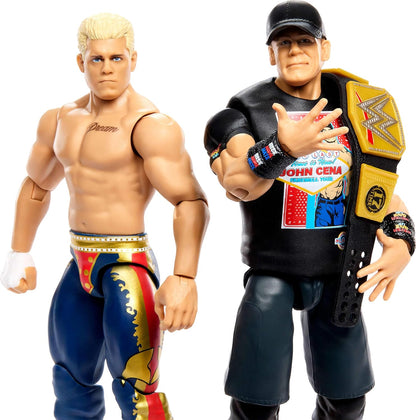 Mattel WWE Hand Event Showdown John Cena vs The American Nightmare Cody Rhodes (Pack of 2
