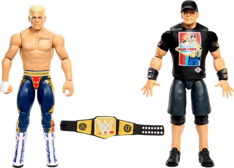 Mattel WWE Hand Event Showdown John Cena vs The American Nightmare Cody Rhodes (Pack of 2