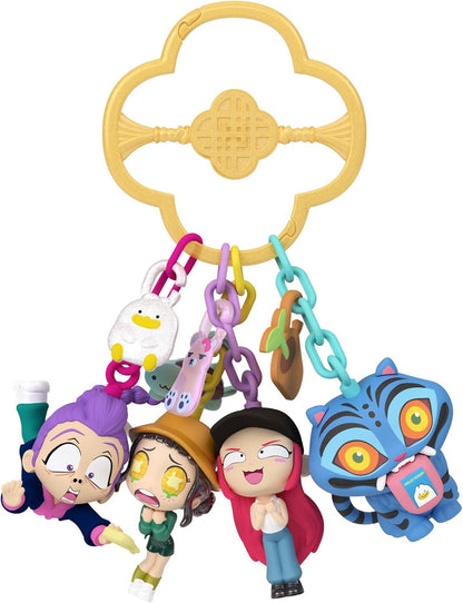 KPop Demon Hunters, Hello Friend Mini Collectible Keychain Figures, HUNTR/X, Saja Boys, Derpy, Sussie, & More, Charm Feature & Accessories, JRN57