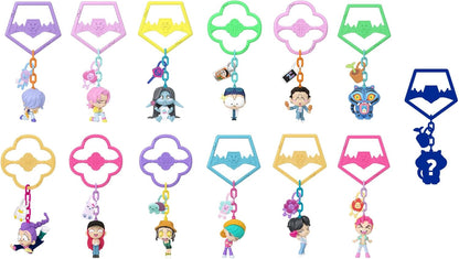 KPop Demon Hunters, Hello Friend Mini Collectible Keychain Figures, HUNTR/X, Saja Boys, Derpy, Sussie, & More, Charm Feature & Accessories, JRN57