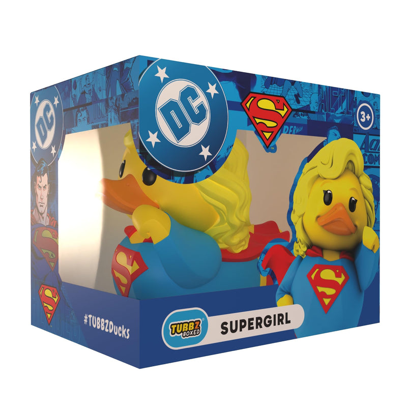TUBBZ Box-Ausgabe: DC Comics – Supergirl Cosplaying Gummiente Vinylfigur – Offizielle Sammelfigur für Fans von Superman