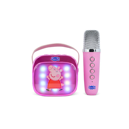 Otl - Light Up Wireless Karaoke Speaker W/ Microphone - Peppa Pig