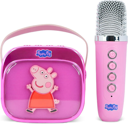 Otl - Light Up Wireless Karaoke Speaker W/ Microphone - Peppa Pig