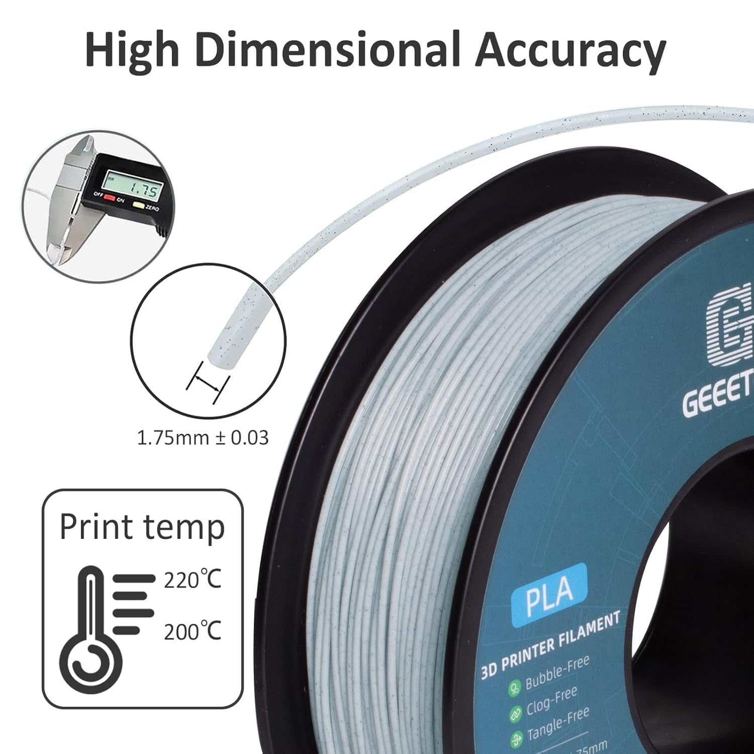 Geeetech - PLA like Marble (1.75mm - 1kg)